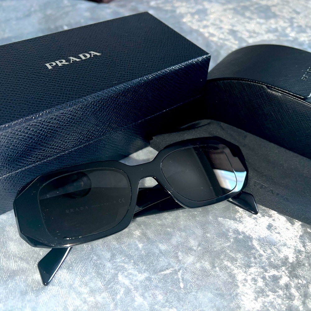 Prada square Sunglasses 49mm unisex